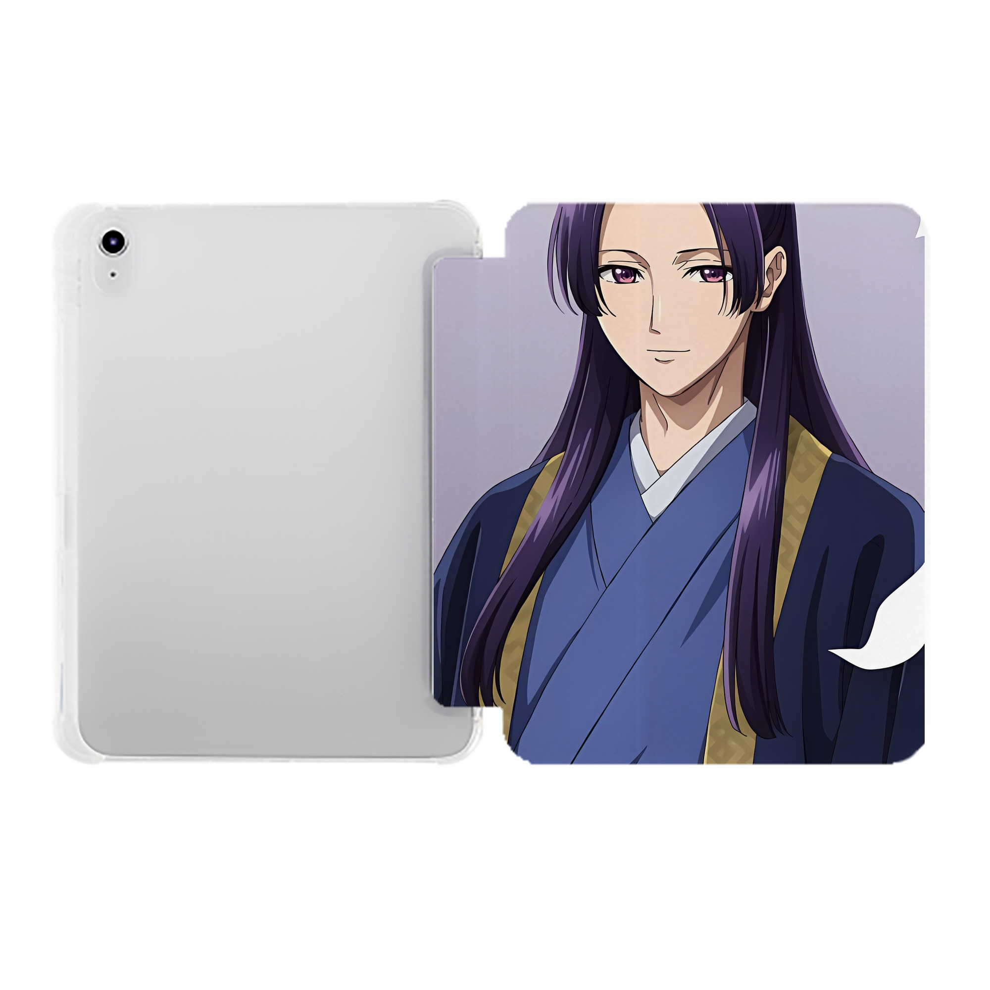 （画像用） 薬屋のひとりごと The Apothecary Diaries IPad ケース ペン収納付き 三つ折りスタンド PUレザー×シリコン 対応機種9.5/10.5/10.9インチ